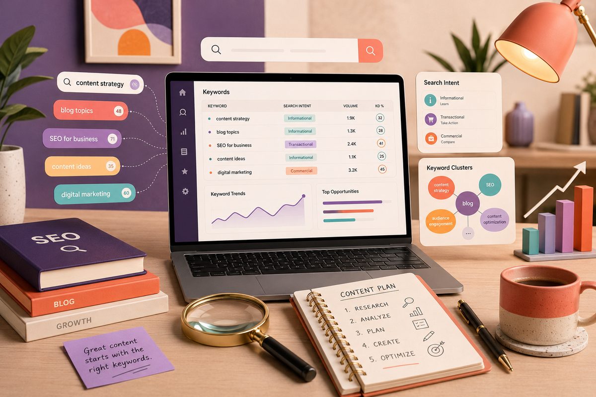 Como escolher palavras-chave para um blog empresarial