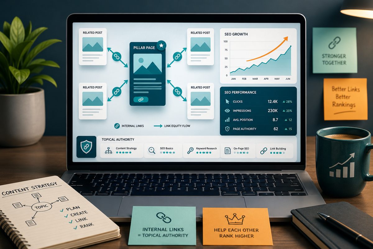 Linkagem interna: como fazer seus artigos ajudarem uns aos outros a ranquear